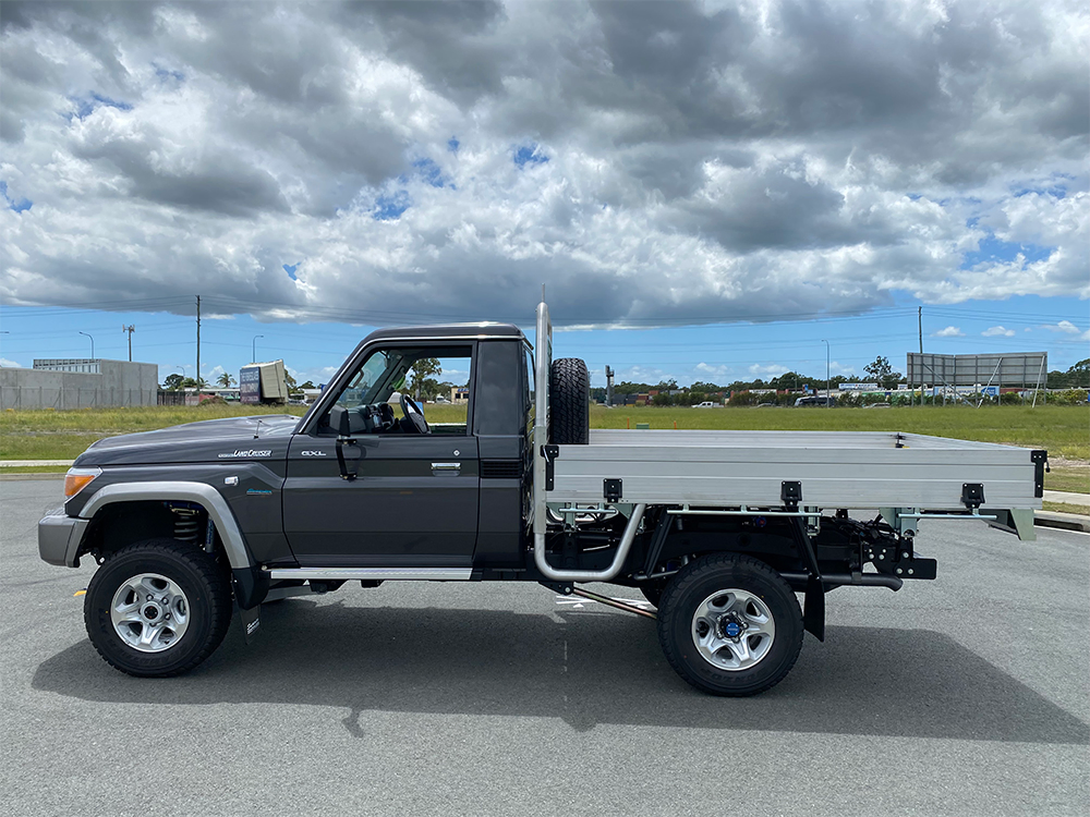 Superior Weld in Coil Conversion VSB14 Approved Base Kit with Track Corrected Chromoly Diamond Diff Housing Suitable For Toyota LandCruiser 79 Series Gen 2 Single Cab (VSC Models) - SUP-79G2SC-CCW-TCDDSO