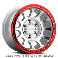MR709 HD Bead Grip 17x8.5 6x139.7 0 Machined - Clear Coat