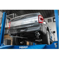 3" Cat-Back 2.5 Inch Dual Split Rear Exhaust System (F-150 21-24) - BC Aluminized Steel - T304 Stainless Steel Tip