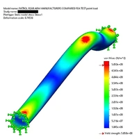 Superior Billet Series 7075 - T6 Alloy Rear Long Arm Upgrade Suitable For Nissan Patrol GQ/GU No Skid