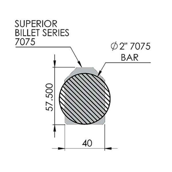 Superior Billet Series 7075 Alloy Rear Lower Control Arms