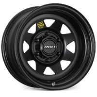 Trak2 Black Wheels  -15x10 Offset -44 PCD 6x139.7 *Scratch and Dent Clearance *
