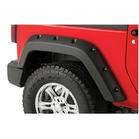 Rear Pocket Style Flares 2pc - Black (Wrangler 07-18 2 Door Only)