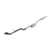 S-Type Dual Side Cat-Back Exhaust System w/ Black Tips (Gladiator JT 3.6L V6 AWD)
