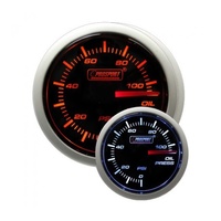 52mm Electrical 'Performance' Oil Pressure Gauge - Amber/White