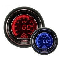 52mm Electrical 'Evo' Fuel Pressure Gauge - Red/Blue
