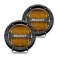 360-Series 4In LED SAE J583 Fog Light - Selective Yellow (Pair)