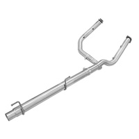 Twisted Steel Y-Pipe 3" to 3.5" Aluminized Steel Exhaust System - Race Series (Dodge 1500 11-19)