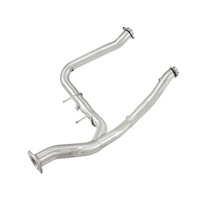 Twisted Steel Y-Pipe 3" to 3.5" Aluminized Steel Exhaust System - Race Series (F-150 EcoBoost 11-14)