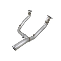 Twisted Steel Y-Pipe 3" to 3.5" Stainless Steel Exhaust System - Race Series (Silverado/Sierra V8 6.2L 2019+)