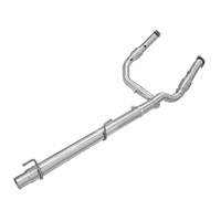 Twisted Steel Y-Pipe 3" to 3.5" Stainless Steel Exhaust System - Street Series (Dodge 1500 140" WB 09-19)