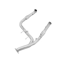 Twisted Steel Y-Pipe 3" to 3.5" Stainless Steel Exhaust System - Street Series (F-150 V8 11-14)