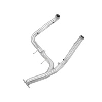 Twisted Steel Y-Pipe 3" to 3.5" Stainless Steel Exhaust System - Race Series (F-150 V8 11-14)