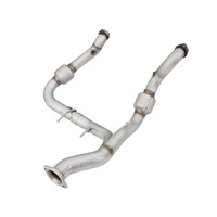 Twisted Steel Y-Pipe 3" to 3.5" Stainless Steel Exhaust System - Street Series (F-150 EcoBoost V6 2.7L 2015+)