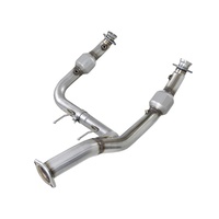 Twisted Steel Y-Pipe 3" to 3.5" Stainless Steel Exhaust System - Street Series (F-150 V8 2015+)