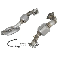 Twisted Steel Down-Pipe Loop Relocation Pipe 2" 409 Stainless Steel - Street Series (Wrangler JK 12-18)