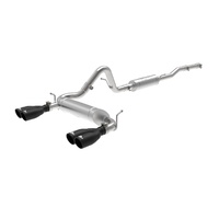 Vulcan Series 2.5" 304 Stainless Steel Cat-Back Exhaust System (Wrangler JK 12-18) - Black Tips