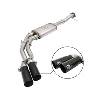 Rebel Series 3" to 2.5" 409 Stainless Steel Cat-Back Exhaust System (F-150 V8 09-14)