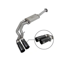 Rebel Series 3" to 2.5" 409 Stainless Steel Cat-Back Exhaust System (F-150 V8/Ecoboost 15+)