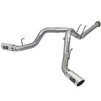 Large Bore-HD 4" 409 Stainless Steel DPF-Back Exhaust System (F-250/F-350 17+)