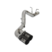 Rebel XD Series 4" 409 Stainless Steel DPF-Back Exhaust System (Silverado/Sierra 17-19)