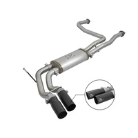 Rebel Series 2.5" 409 Stainless Steel Cat-Back Exhaust System (Titan 04-15)