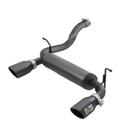Rebel Series 2.5" 409 Stainless Steel Axle-Back Exhaust System (Wrangler JL 2018+)