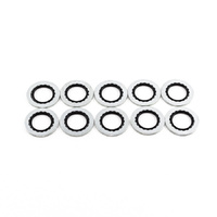 Rubber and Metal Crush Washer (10 Pack) - 8AN