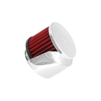 Rubber Base Crank Case Vent Filter w/ Deflector Shield - 1.375" ID x 3" OD x 2.5" H