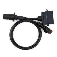 Plug and Play Adapter Small Round 7 Pin to Flat 7 Pin Socket