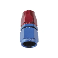 200/570 Series PTFE Staight Alloy Hose End -4AN - Blue