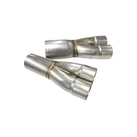 Stainless 2-1 Merge Collectors - 2.25" - 3"