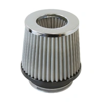 Clamp-On Round Tapered Inverted Filter - Chrome 