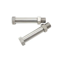 Stainless 2.375" Through Frame Fittings, Pair