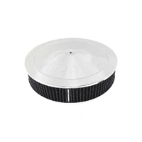 Cotton Air Filter Assembly 7-5/16" Flatbase - Chrome