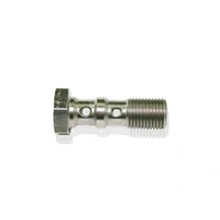 Stainless Steel Double Banjo Fitting Bolt - 38mm Long