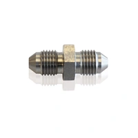 Stainless Flare Union Fitting - Male -4AN to Male -4AN