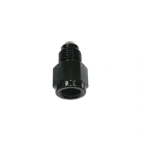 Straight Female 1/8 NPT To -3AN Adapter - Black