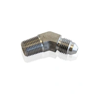 45 Deg Stainless Steel Fitting 3.17mm NPT Male