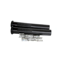 Silicone Spark Plug Boots & Terminals - Black - 2 Pack