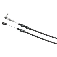 Heavy Duty Universal Throttle Cable - Black Cover w/ Black Cable Ends 48" Long