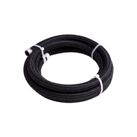 450 Series Black Braided Lightweight Hose -7AN