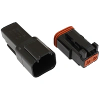 Weathertight Connector Kit Deutsch DT Style Black