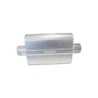 Stainless Steel Centre/Center Muffler - L 13" x W 10" x H, 4.5", 