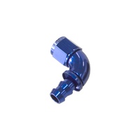 510 Series Full Flow Tight Radius Push Lok 90 Deg Hose End -6AN