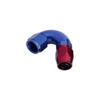 120 Deg Full Flow Swivel Hose End -8AN