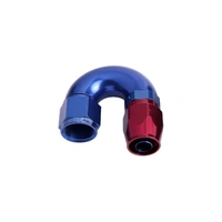 180 Deg Full Flow Swivel Hose End -6AN