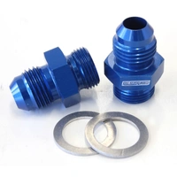 Carburettor Adapter - Male to -6AN Short - Demon/Holley