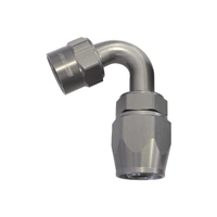 Kryptalon Lightweight Full Flow Swivel 120 Deg Hose End -6AN
