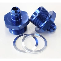 Male -6AN to 1" x 20 Carburettor Adapter